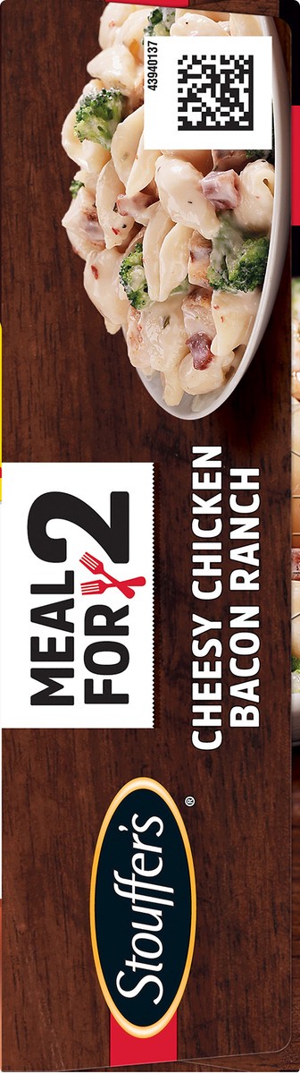 slide 7 of 10, Stouffer's Meal For 2 Cheesy Chicken Bacon Ranch, 27 oz