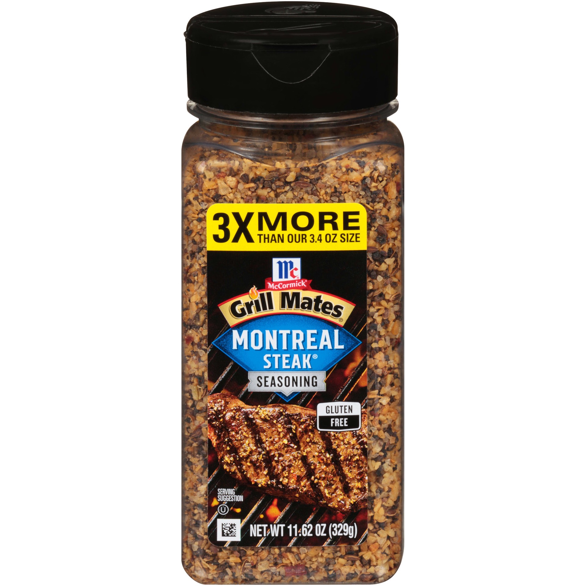 slide 1 of 9, McCormick Grill Mates Montreal Steak Seasoning 11.62 oz. Shaker, 11.62 oz