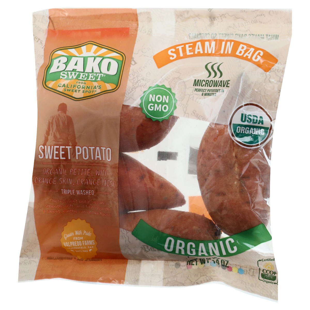 slide 2 of 10, Org Petite Orange Sweet Potato Steamer, 1 ct