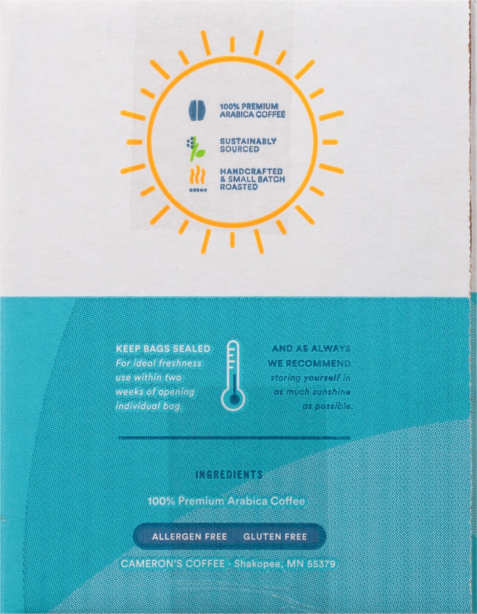 slide 11 of 12, Cameron's Coffee Cameron's Specialty Coffee Coffee, Light Roast, Breakfast Blend, Single Serve Pods 72Ct, 25.92 oz