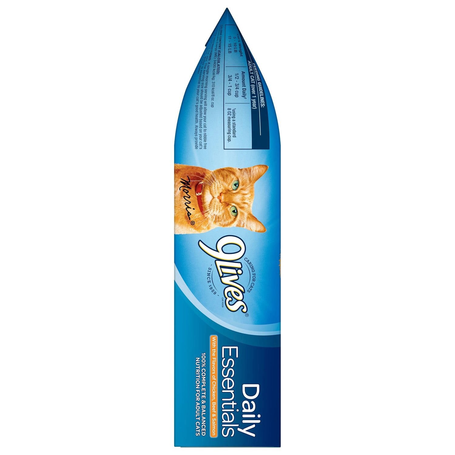 slide 4 of 5, 1/3.15Lb 9Lives Dly Essntls, 3.15 lb