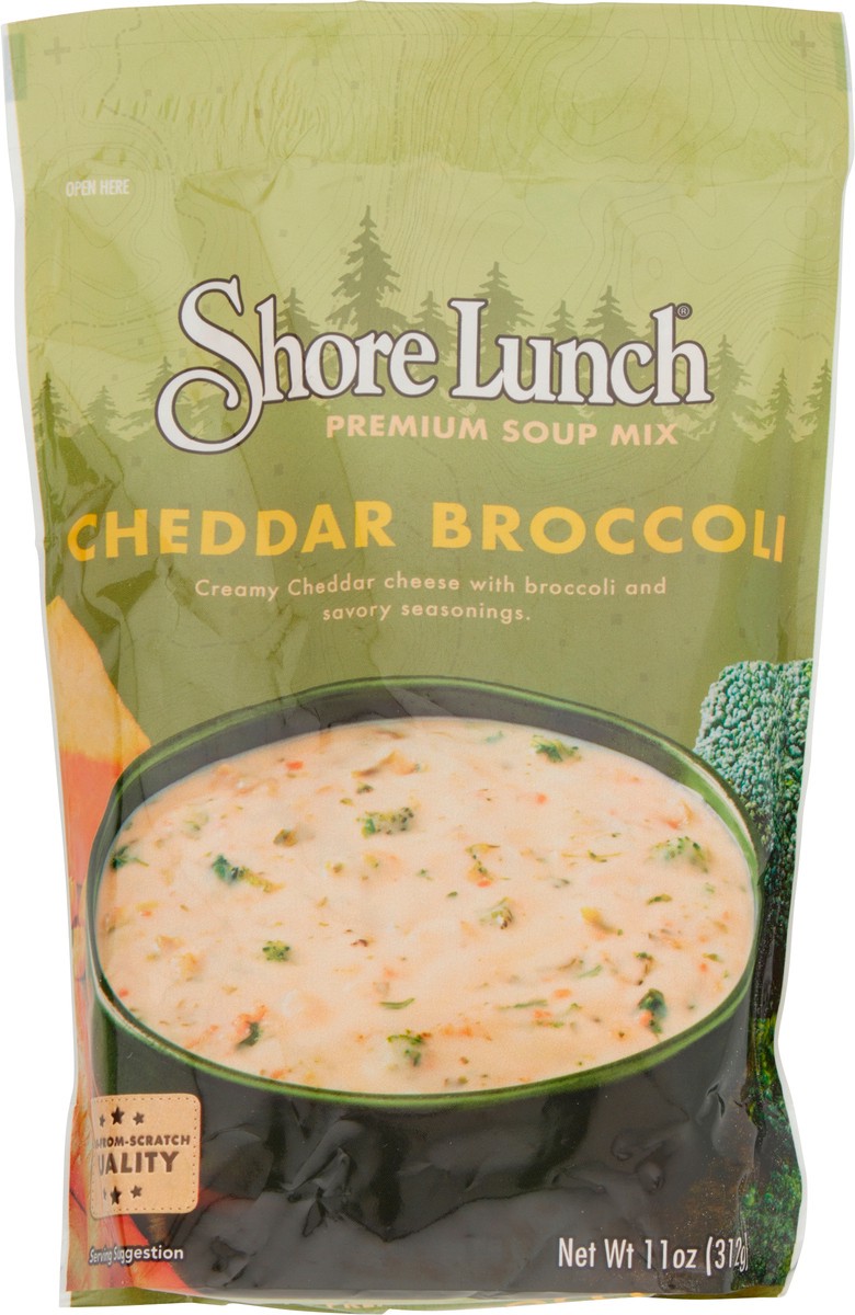 slide 7 of 8, Shore Lunch Shorelunch Mix Soup Cheddar Broccoli, 11 oz