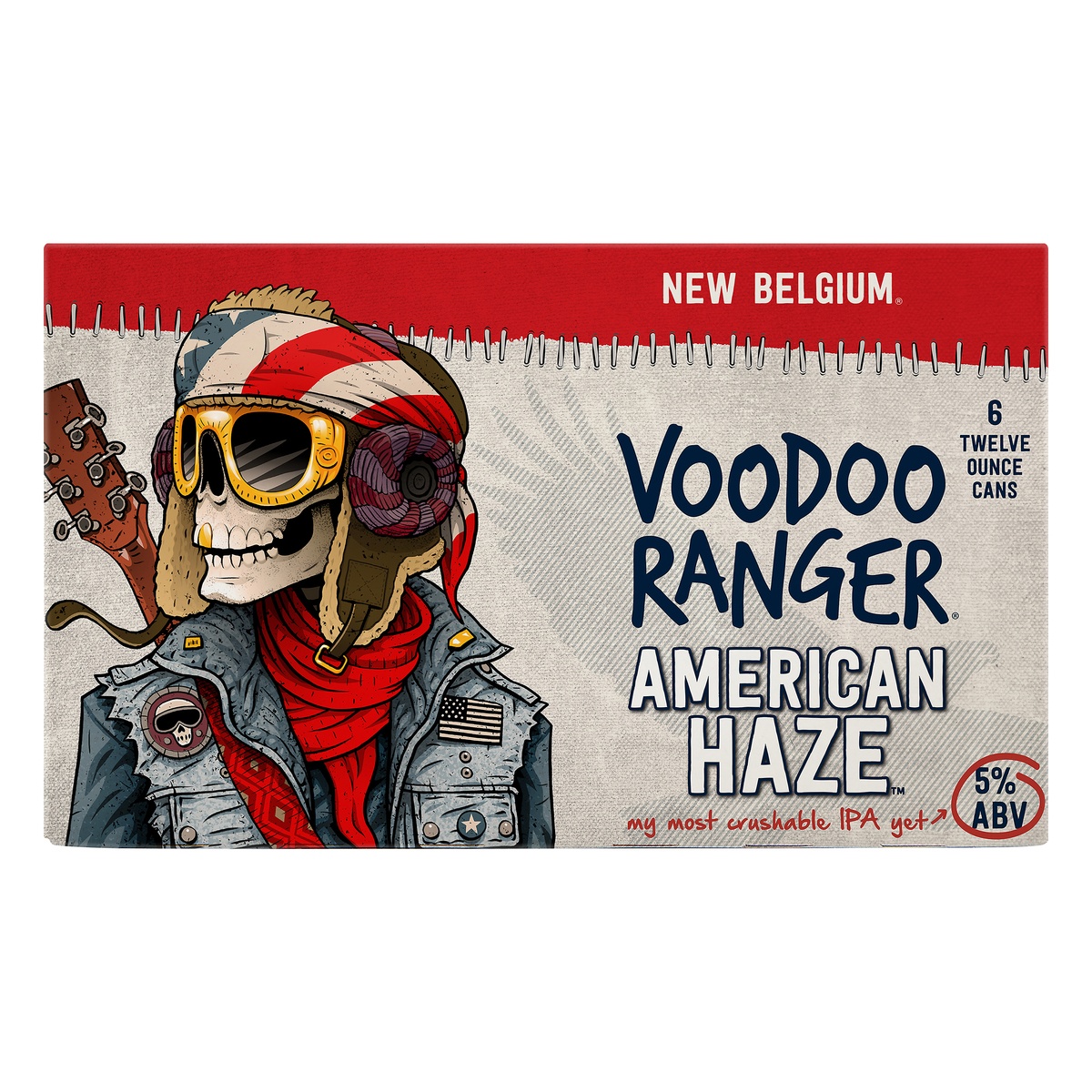 slide 1 of 8, New Belgium Voodoo Ranger American Haze, 6 ct; 12 oz