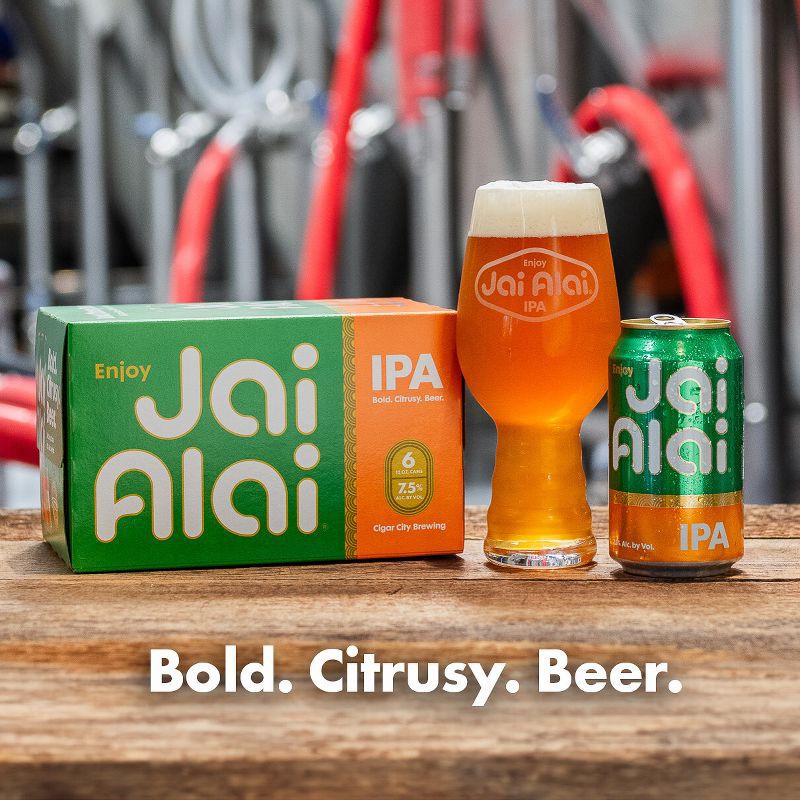 slide 3 of 11, Cigar City Brewing Cigar City Jai Alai IPA Beer - 12pk/12 fl oz Cans, 12 ct; 12 fl oz