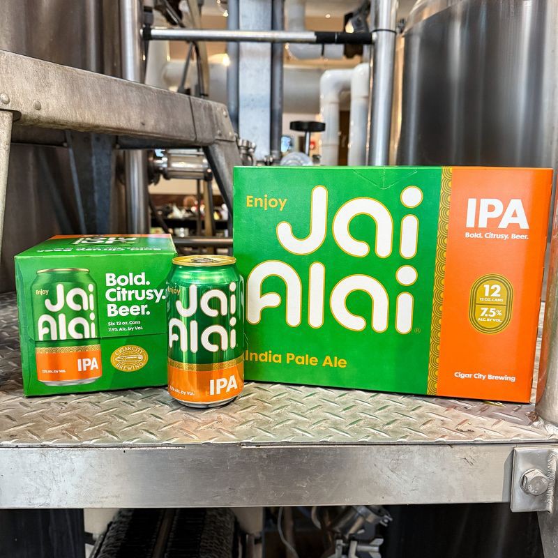 slide 5 of 11, Cigar City Brewing Cigar City Jai Alai IPA Beer - 12pk/12 fl oz Cans, 12 ct; 12 fl oz