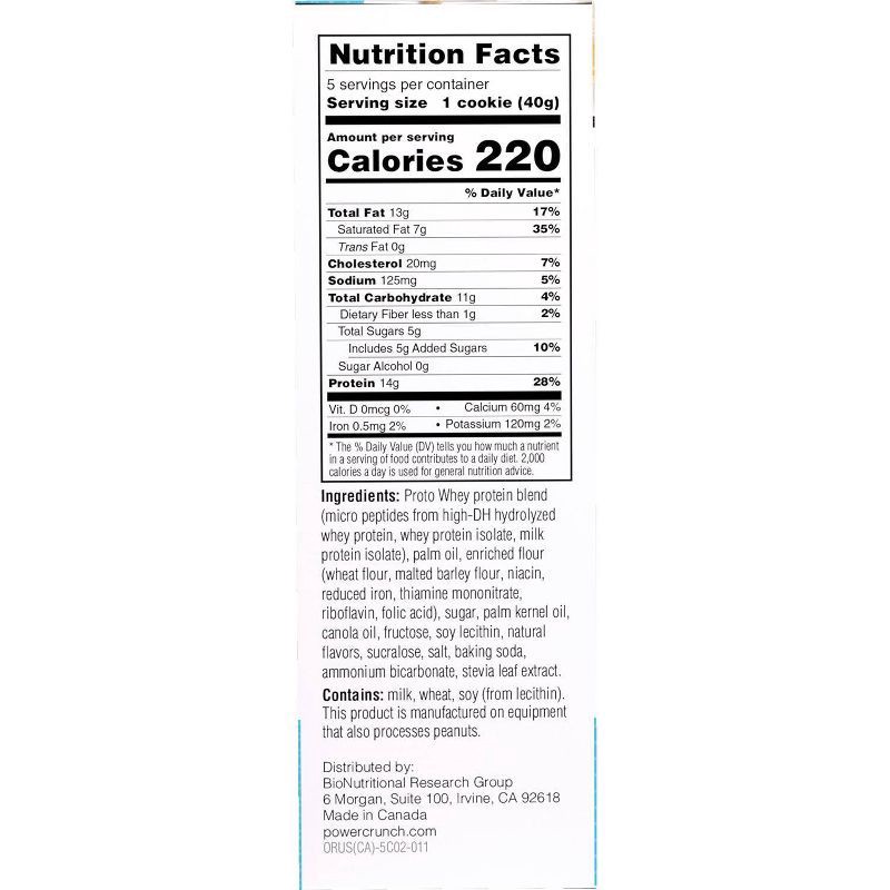 slide 6 of 6, Power Crunch Wafer 14g Protein Energy Bar - French Vanilla Cream - 5pk, 14 gram, 5 ct