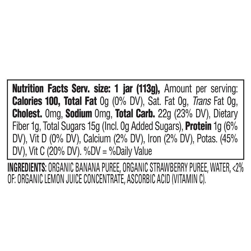 slide 5 of 8, Happy Baby Organics Clearly Crafted Stage 2 Bananas & Strawberries Jar - 4oz, 4 oz