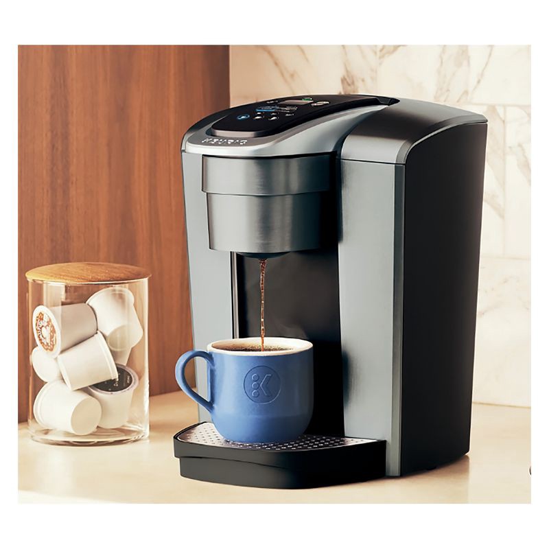 slide 13 of 14, Keurig K-Elite Single-Serve K-Cup Pod Coffee Maker with Iced Coffee Setting - Brushed Slate: 75 oz Capacity, Electric, Dishwasher-Safe Parts, 75 oz