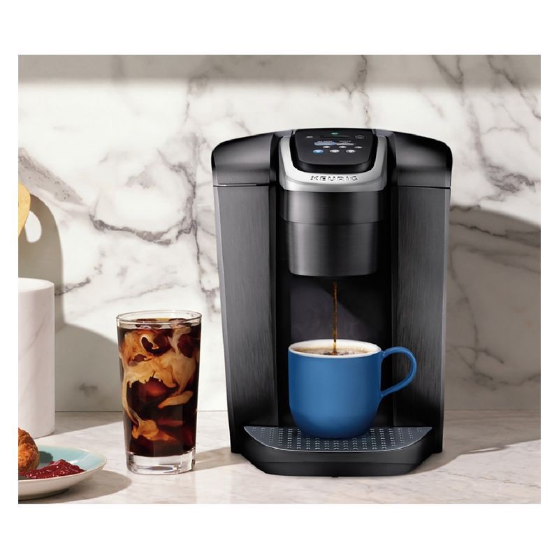 slide 14 of 14, Keurig K-Elite Single-Serve K-Cup Pod Coffee Maker with Iced Coffee Setting - Brushed Slate: 75 oz Capacity, Electric, Dishwasher-Safe Parts, 75 oz