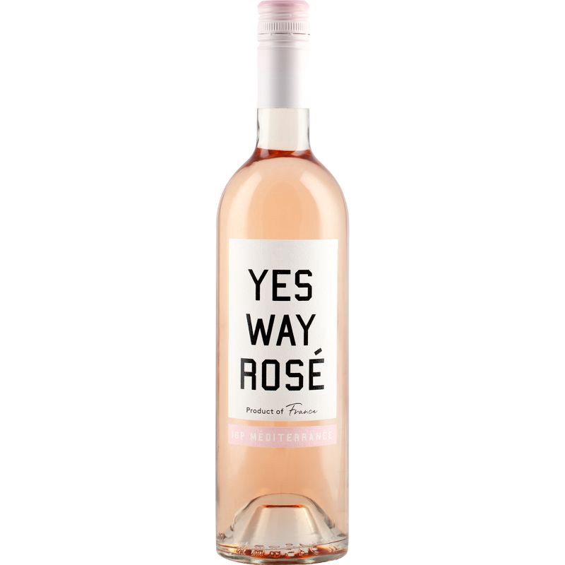 slide 1 of 9, Yes Way Rosé Wine - 750ml Bottle, 750 ml