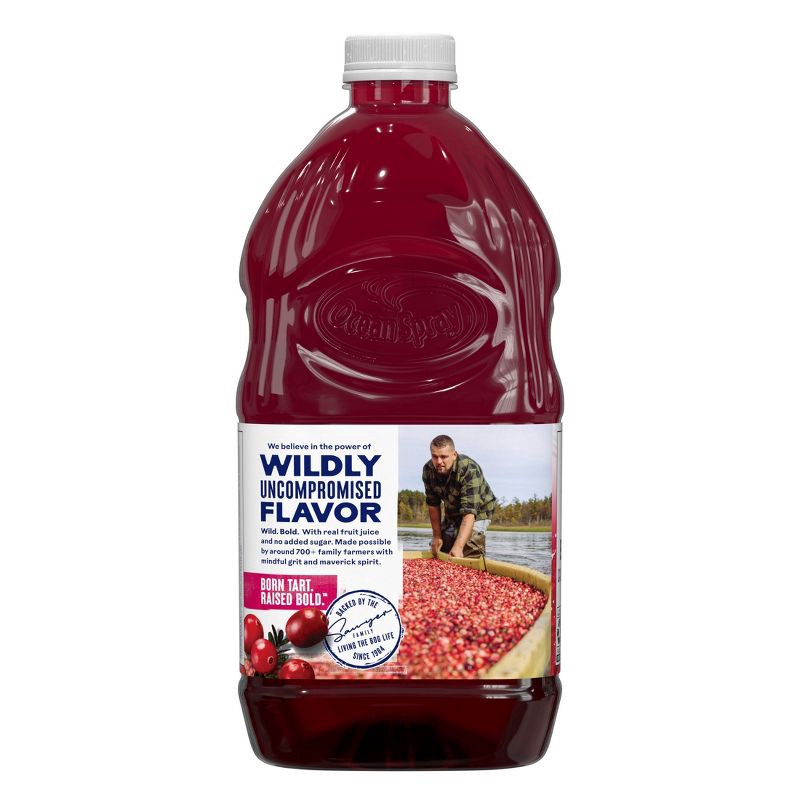 slide 2 of 10, Ocean Spray Diet Cran Raspberry Juice - 64 fl oz Bottle, 64 fl oz