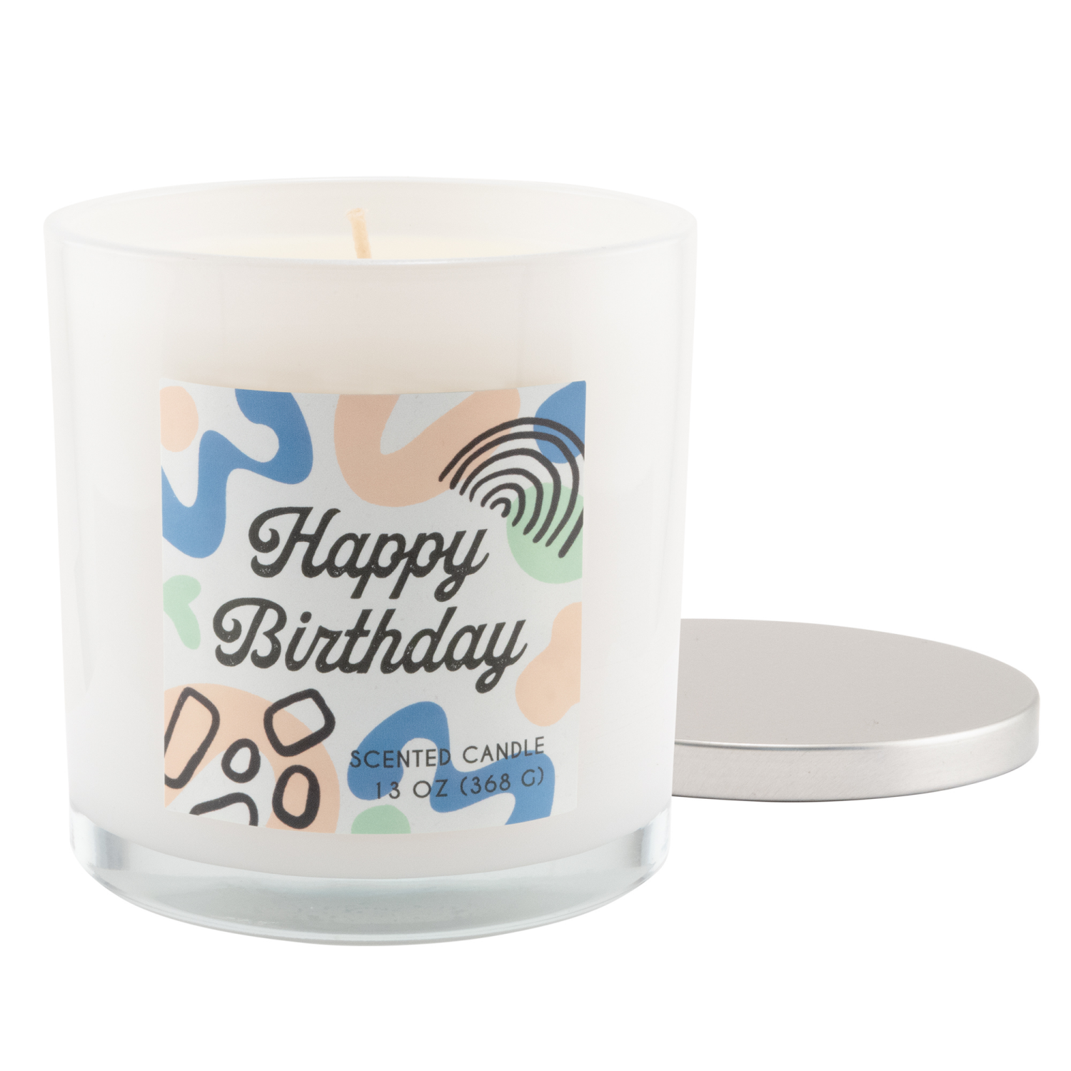 slide 2 of 2, Northern Lights Sentiment dle - Happy Birthday, 13 oz