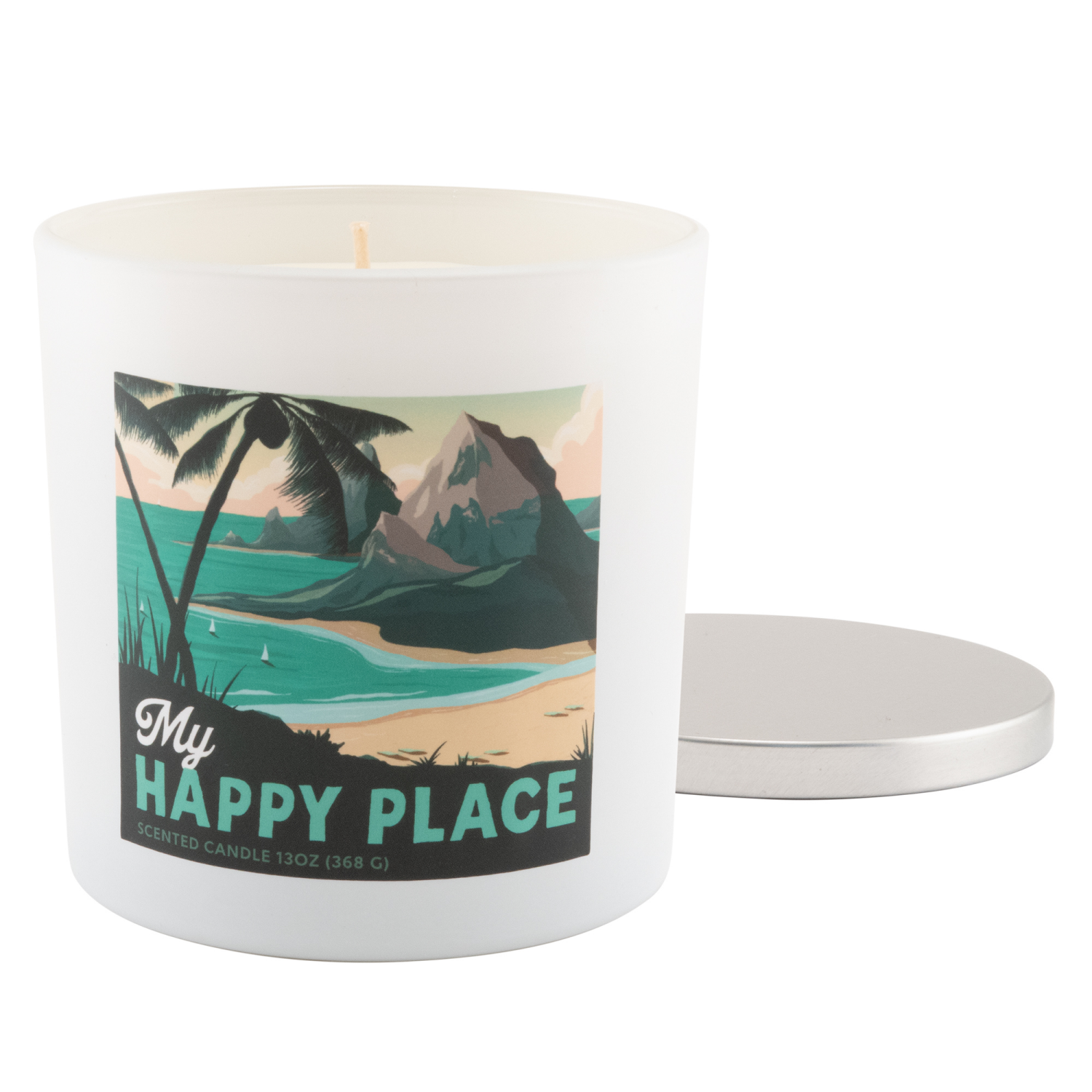 slide 2 of 2, Northern Lights Sentiment dle - My Happy Place, 13 oz