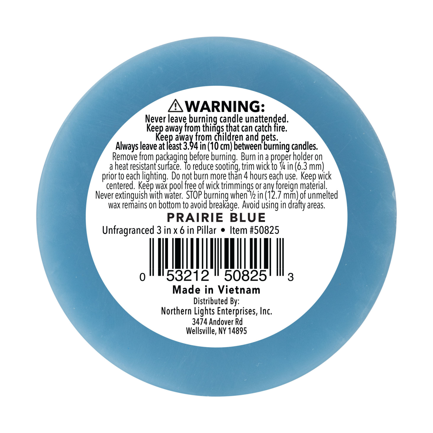 slide 2 of 3, Northern Lights 3x6 Pillar, Prarie Blue, 1 ct