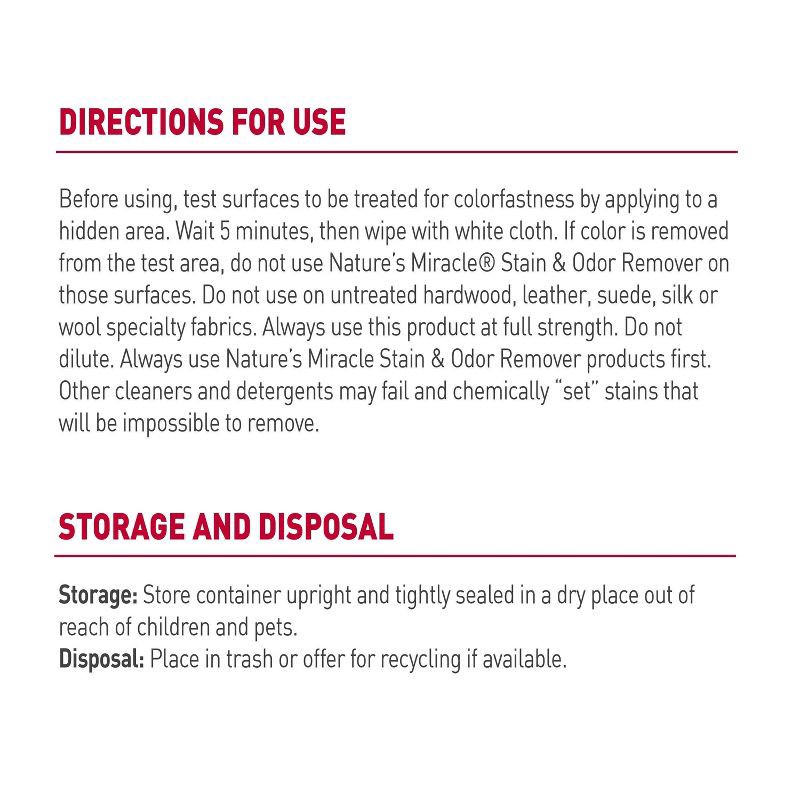 slide 8 of 9, Nature's Miracle Pour Stain and Odor Remover - 32oz, 32 oz