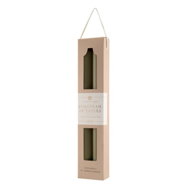 slide 10 of 29, Northern Lights 10" Taper, Tan, 2 ct