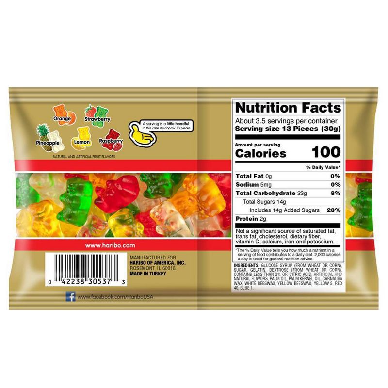 slide 2 of 3, HARIBO Gold-Bears Gummi Candy - 3.5oz, 3.5 oz