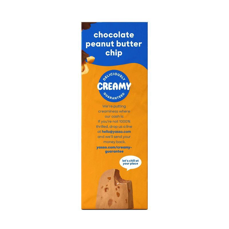 slide 5 of 6, Yasso Frozen Greek Yogurt - Chocolate Peanut Butter Chip Bars - 4ct, 4 ct