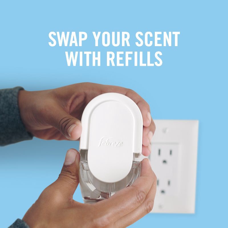 slide 3 of 12, Febreze Odor-Fighting Fade Defy Plug Air Freshener - Warmer Device, 1 ct