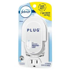 Febreze Odor-Fighting Fade Defy Plug Air Freshener - Warmer Device