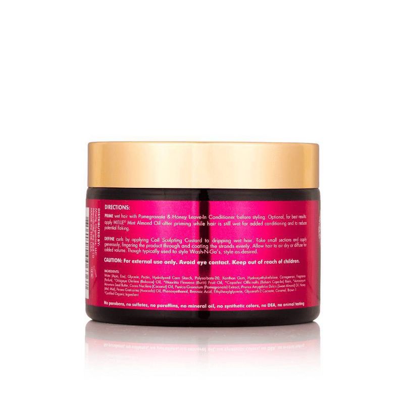 slide 2 of 6, Mielle Organics Pomegranate & Honey Coil Sculpting Custard - 12oz, 12 oz