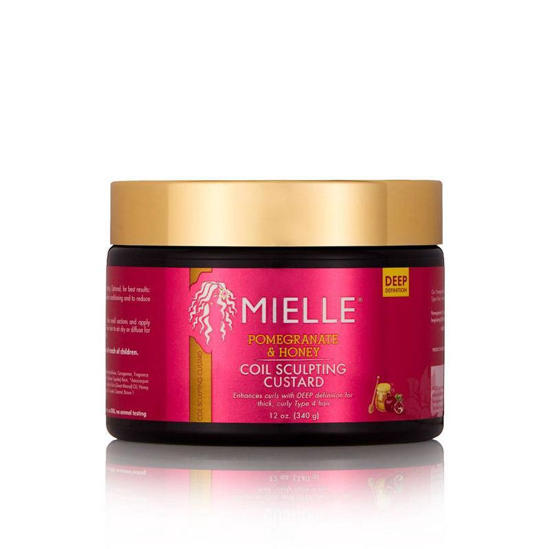 slide 1 of 6, Mielle Organics Pomegranate & Honey Coil Sculpting Custard - 12oz, 12 oz