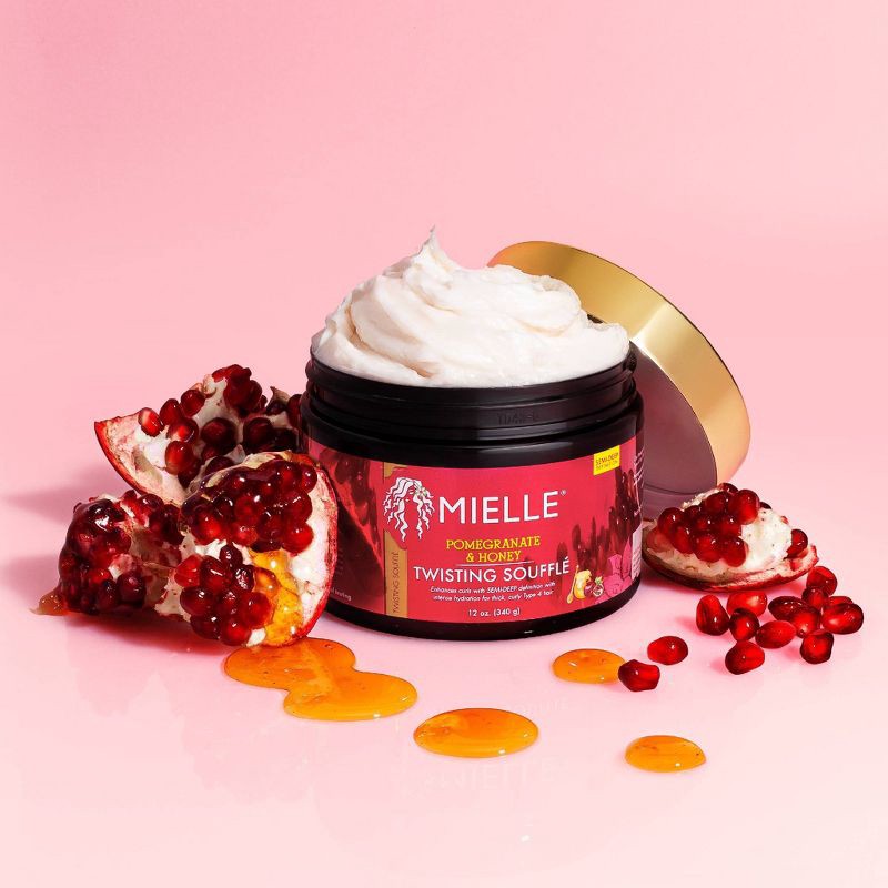 slide 2 of 5, Mielle Organics Pomegranate & Honey Twisting Soufflé - 12oz, 12 oz