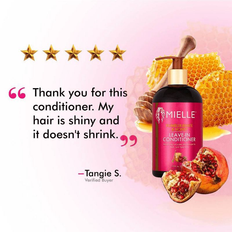 slide 4 of 6, Mielle Organics Pomegranate & Honey Leave-In Conditioner - 12 fl oz, 12 fl oz