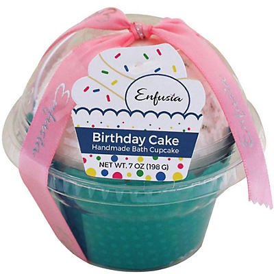 slide 1 of 1, Enfusia Birthday Cake Bubble Bath Bomb, 6 oz