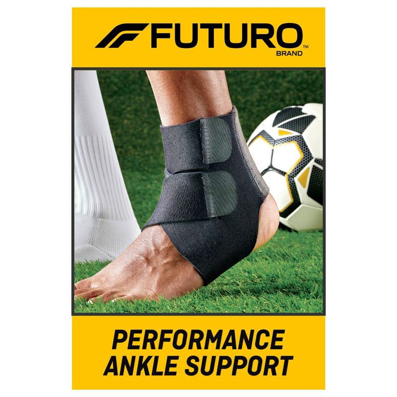 slide 2 of 7, FUTURO Performance Ankle Support, Adjustable Ankle Brace for Sport - 1pk, 1 ct