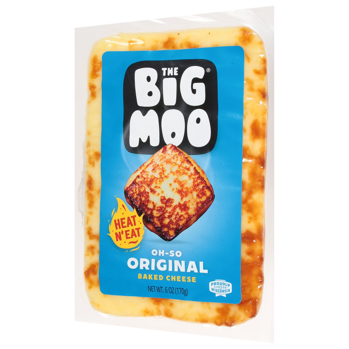 slide 3 of 13, The Big Moo Oh-So Original Baked Cheese 6 oz, 6 oz