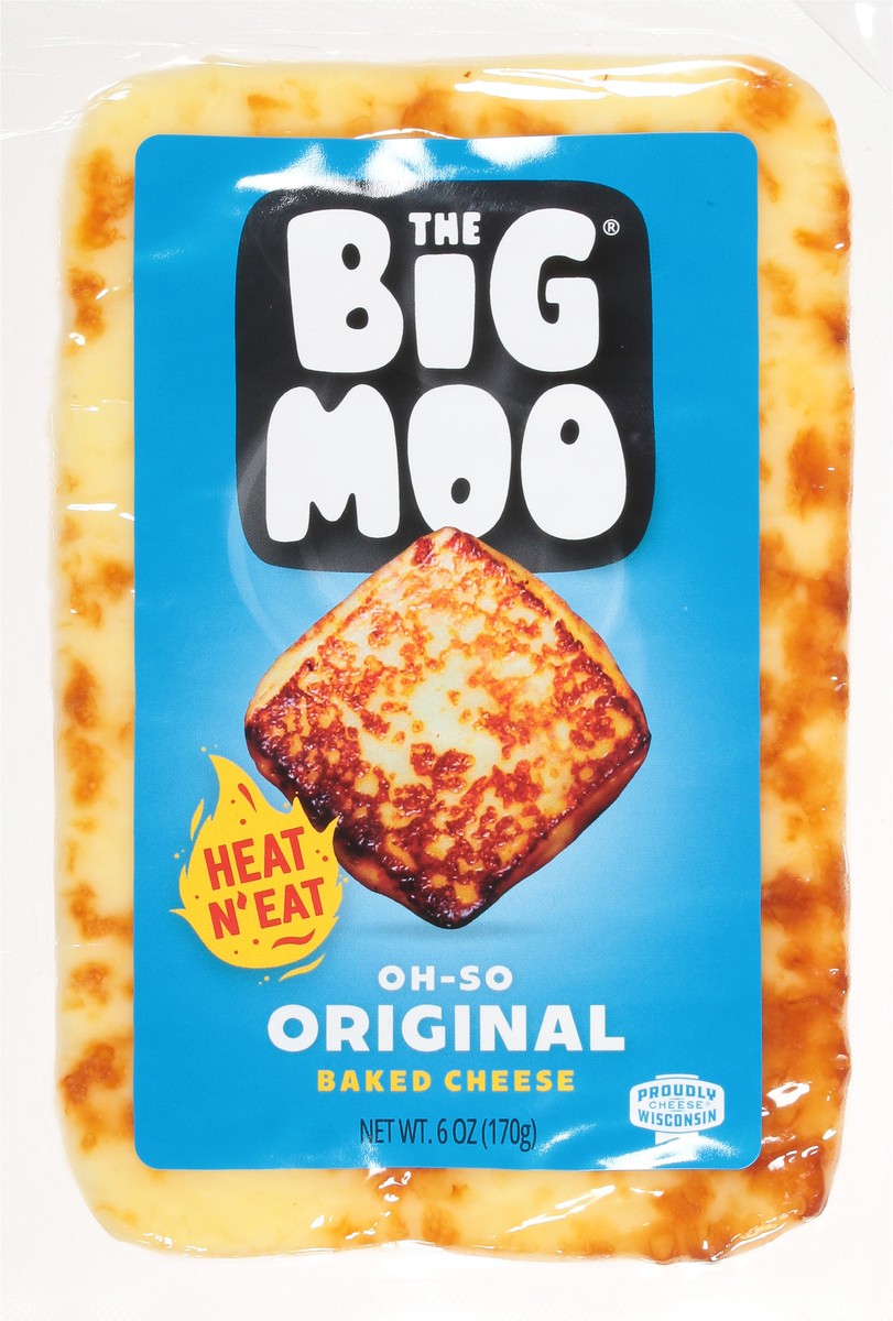 slide 7 of 13, The Big Moo Oh-So Original Baked Cheese 6 oz, 6 oz