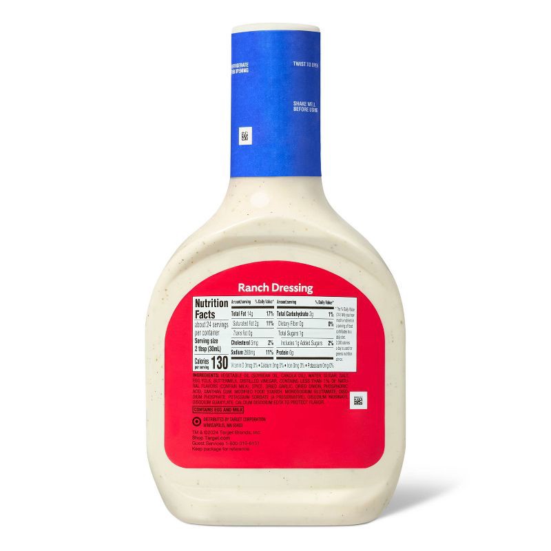 slide 2 of 3, Ranch Dressing 24fl oz - Market Pantry™, 24 fl oz