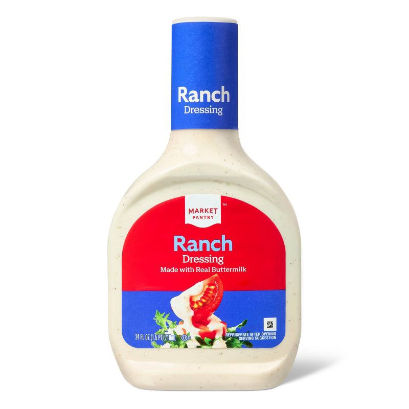 slide 1 of 1, Ranch Dressing 24fl oz - Market Pantry™, 24 fl oz