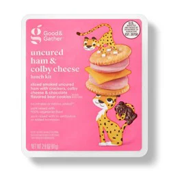 Uncured Ham & Colby Cheese Lunch Kit - 2.9oz - Good & Gather™