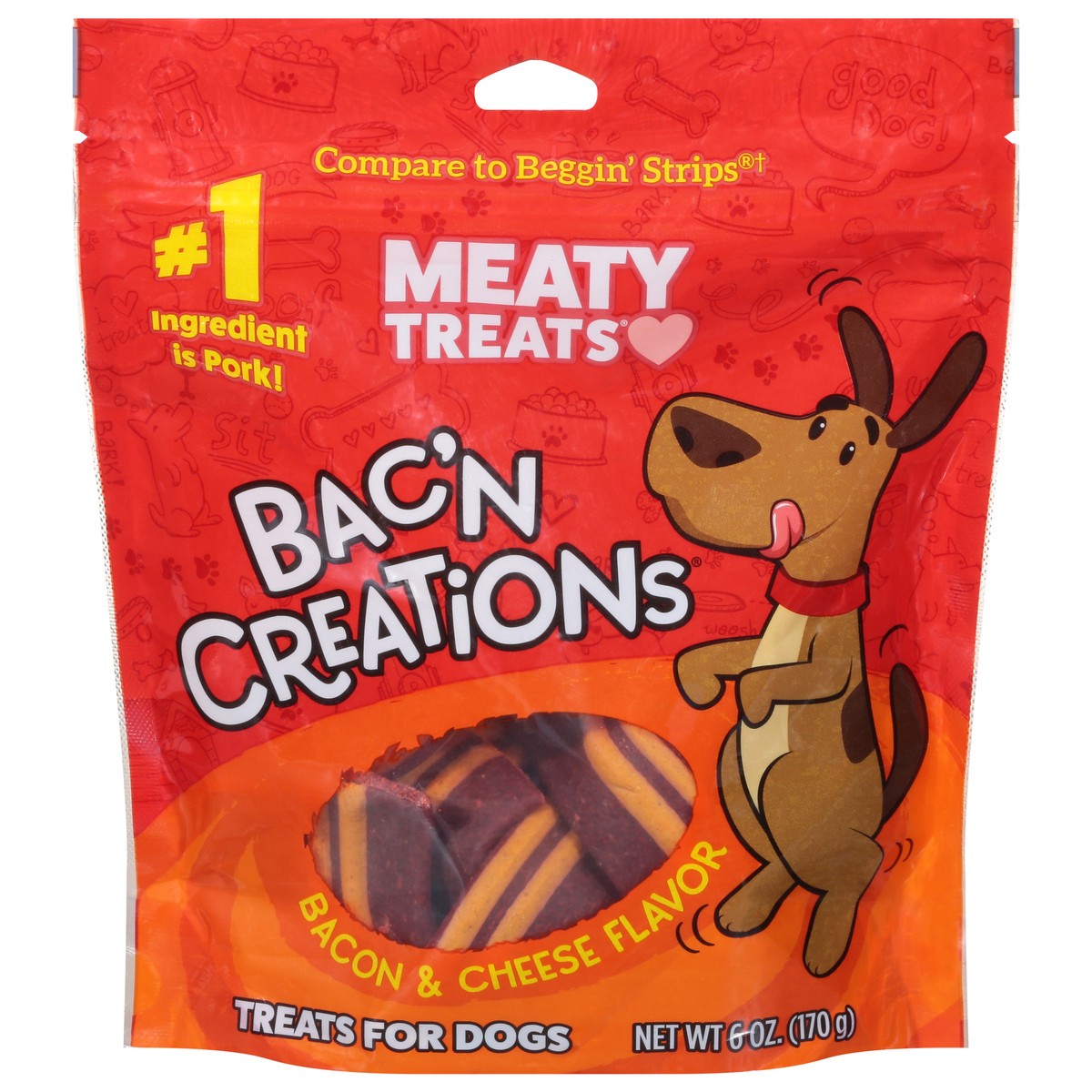 slide 1 of 10, Meaty Treats Bak and Delights, 6 oz