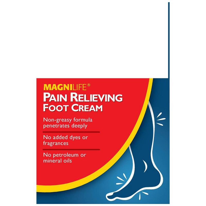 slide 2 of 6, MagniLife Pain Relieving Foot Cream - 4oz, 4 oz