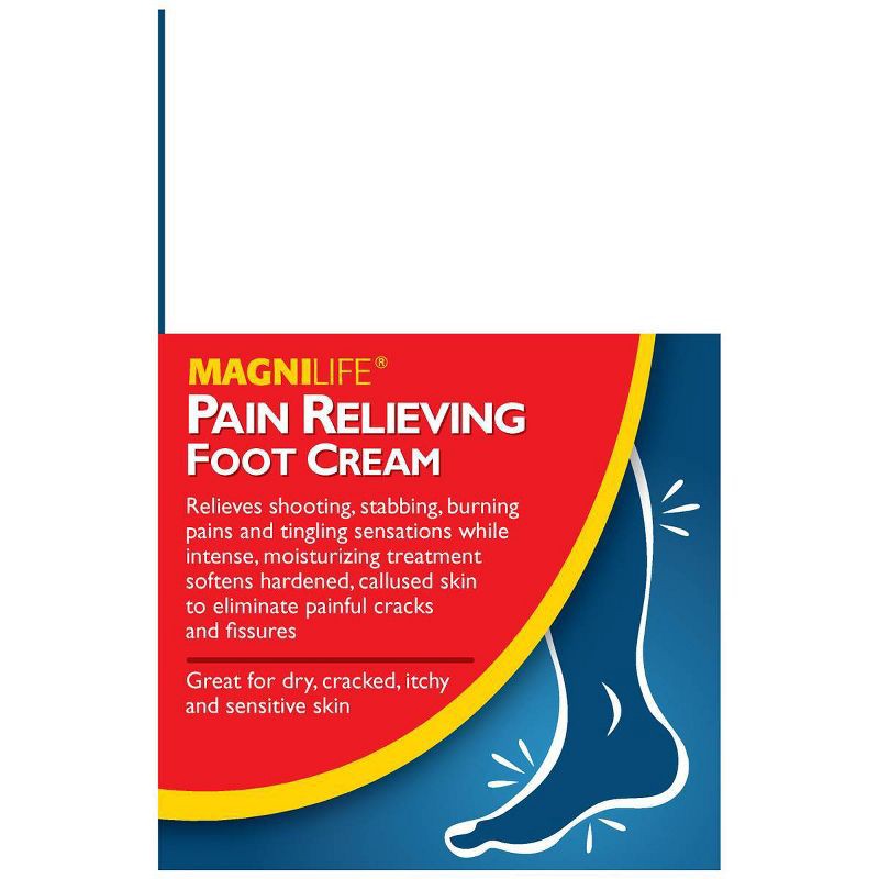 slide 3 of 6, MagniLife Pain Relieving Foot Cream - 4oz, 4 oz