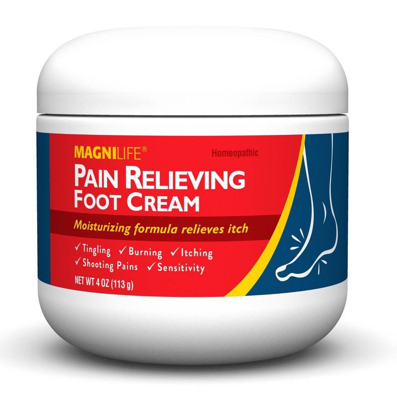 slide 5 of 6, MagniLife Pain Relieving Foot Cream - 4oz, 4 oz