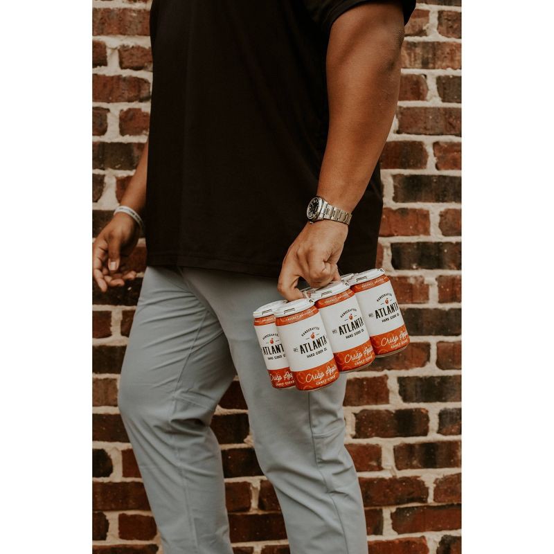 slide 3 of 5, Atlanta Hard Cider Co. Atlanta Crisp Apple Hard Cider - 6pk/12 fl oz Cans, 6 ct; 12 fl oz