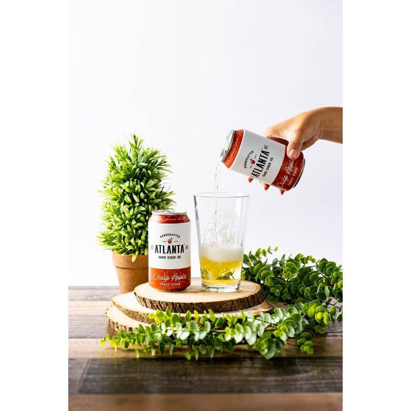 slide 5 of 5, Atlanta Hard Cider Co. Atlanta Crisp Apple Hard Cider - 6pk/12 fl oz Cans, 6 ct; 12 fl oz