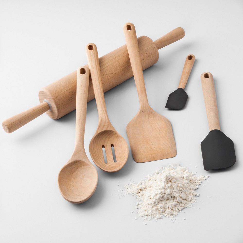 Wooden Slotted Spoon