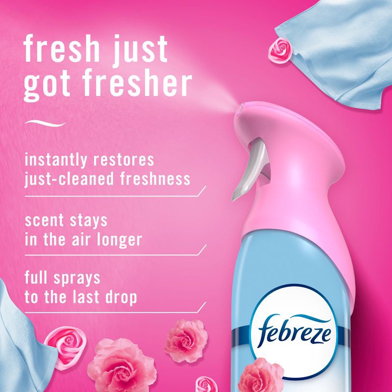 slide 4 of 12, Febreze Air Mist Odor-Fighting Air Freshener with Downy - April Fresh - 8.1oz/2pk, 8.1 oz, 2 ct