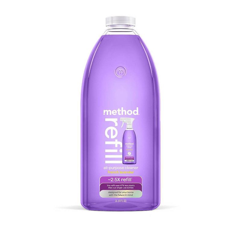 slide 1 of 9, Method French Lavender All Purpose Surface Cleaner Refill - 68 fl oz, 68 fl oz