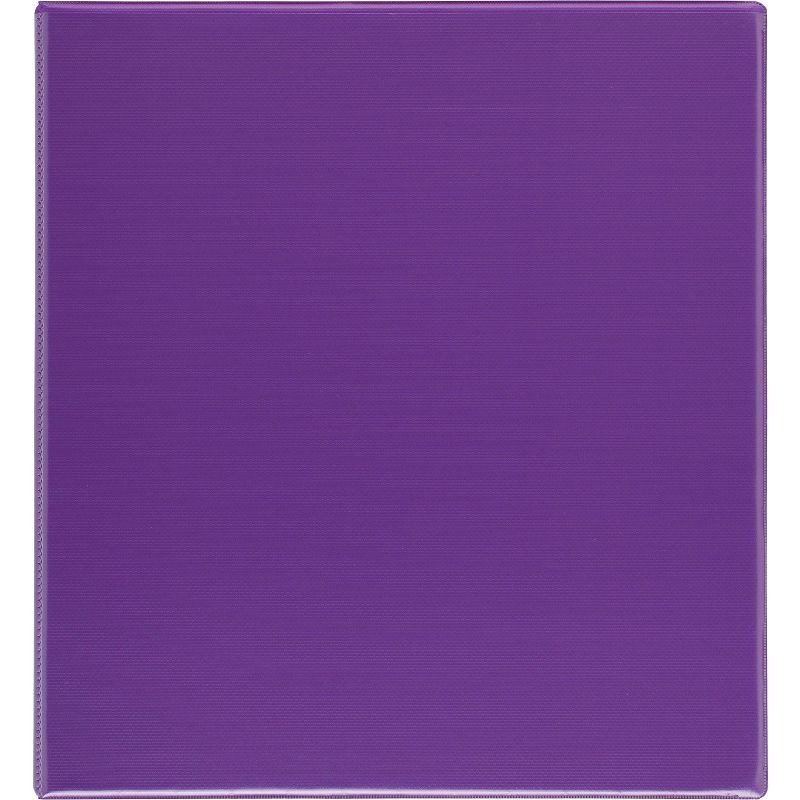 slide 3 of 5, 1" 3 Ring Binder Clear View Purple - up&up™, 1 ct