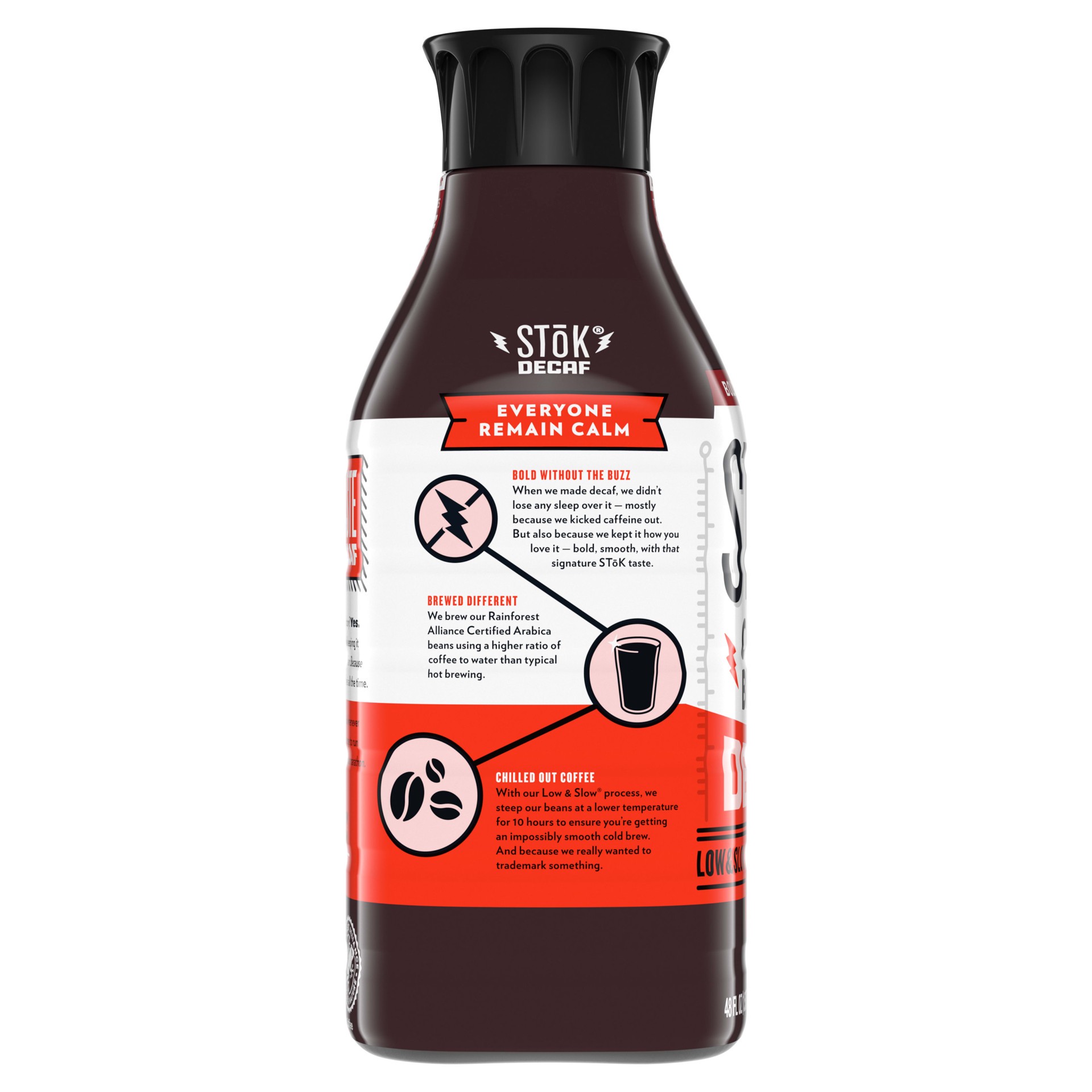 slide 3 of 5, SToK Decaf Not Too Sweet Cold Brew Coffee - 48 fl oz, 48 fl oz