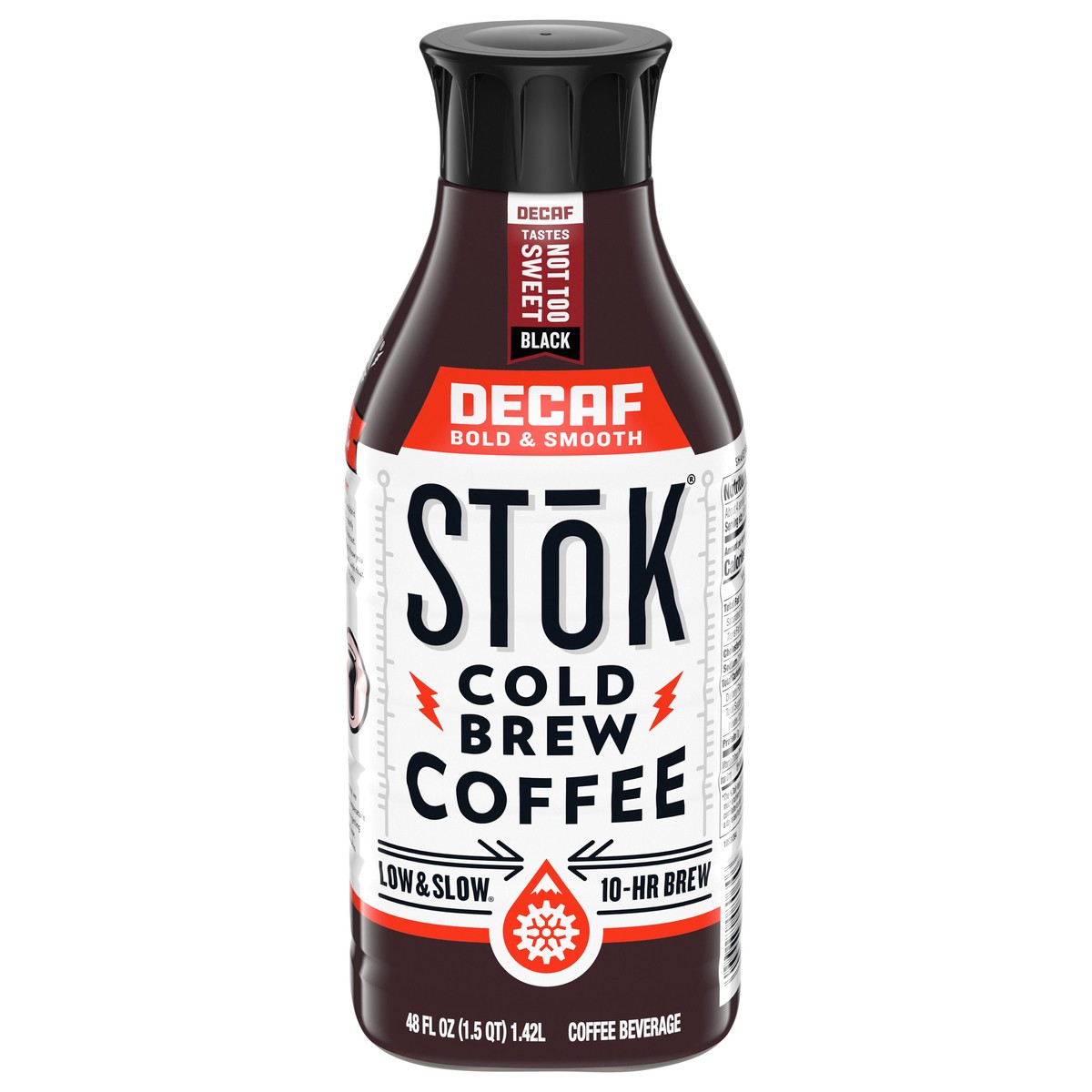 slide 1 of 5, SToK Decaf Not Too Sweet Cold Brew Coffee - 48 fl oz, 48 fl oz