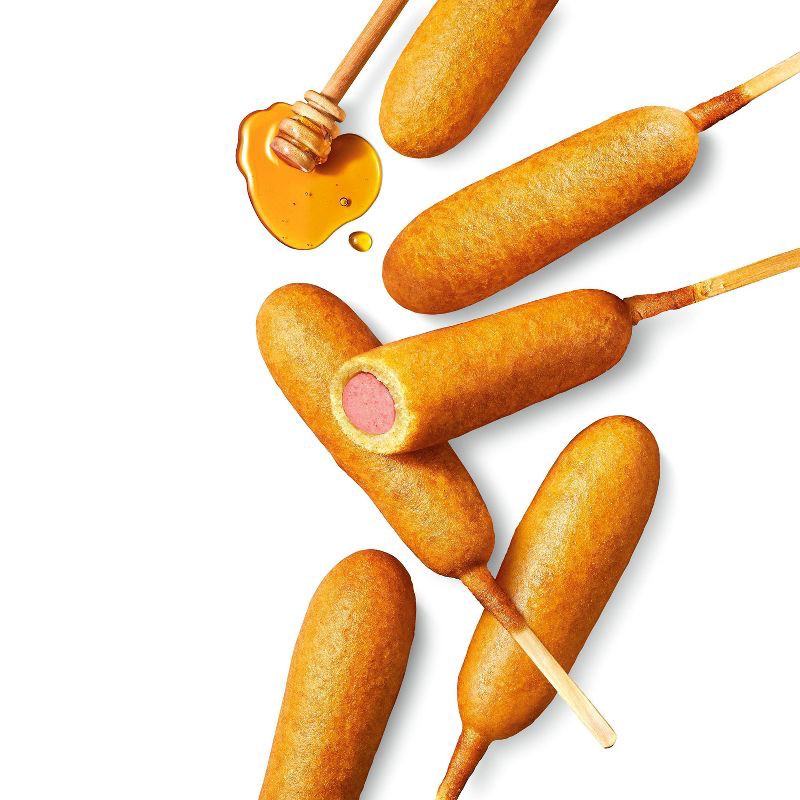 slide 3 of 4, Full Size Corn Dogs - Frozen - 42.72oz/16ct - Market Pantry™, 16 ct; 42.72 oz