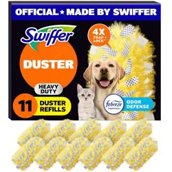 Swiffer Dusters, Pet Heavy Duty Refills with Febreze Odor Defense - Unscented - 11ct