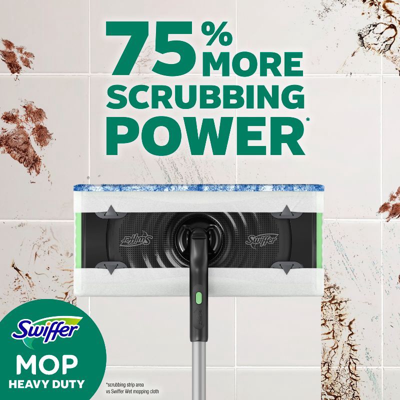 slide 4 of 11, Swiffer Sweeper Heavy Duty Multi-Surface Wet Cloth Refills for Floor Mopping and Cleaning - Lavender scent - 20ct, 20 ct